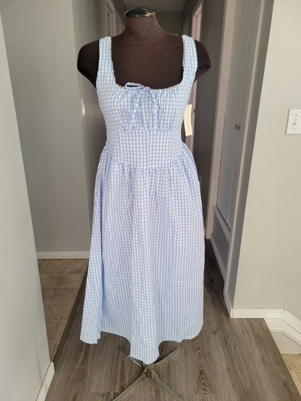 Brand New Plaid Dress Size L